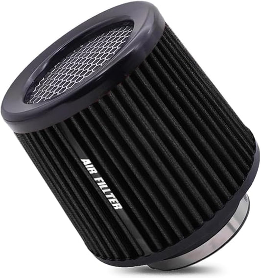 muge racing Universal 3 Inch 76mm Air Intake Filter Replacement Cone Air Filters Quality Dry Air Filter