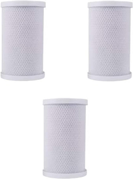 CFS – 3 Pack Carbon Block Water Filters Cartridge Compatible with 32-425-125-975, RFC-BB, WHEF-WHHPCBB, CBC-BB, and EP-BB Models – Remove Bad Taste & Odor – Whole House Replacement, White