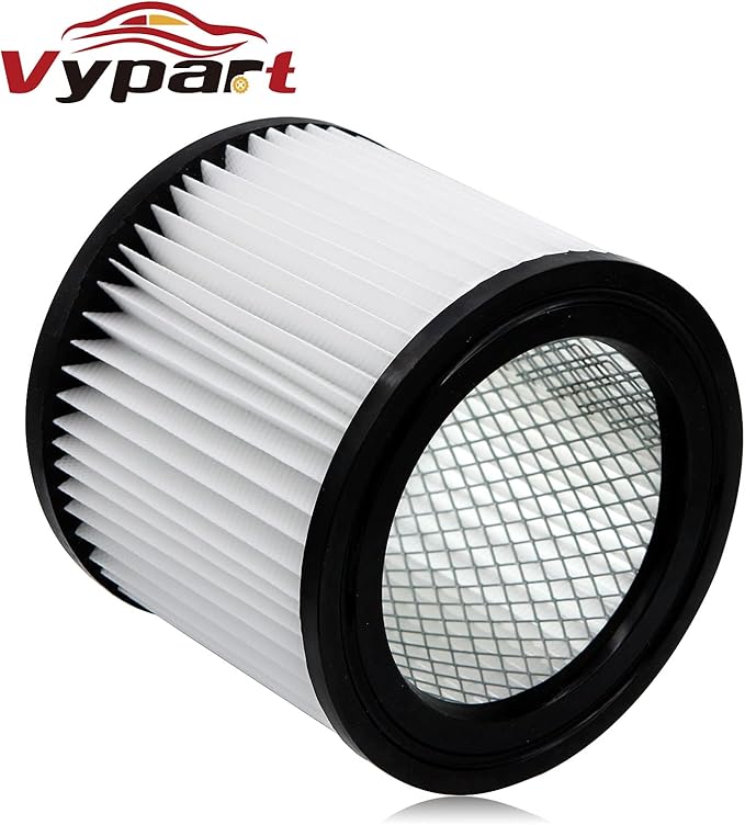 90398 HEPA Replacement Filter - Small Cartridge Vacuum Filter Pack of 2 Fit for Shop-Vac 90398/118692, 9039800, 903-98, 903-98-00 Wet and Dry Vacuum (2 Filters+ 1 Brush)