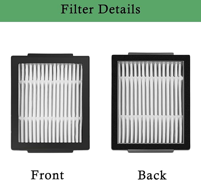Combo 10 Max Replacement Filter Compatible with iRobot Roomba Combo j7+, Combo j9+, 10 Max, Robotic Vacuum and Mop Replacement Filter Parts,High-Effiency HEPA,8 Pack