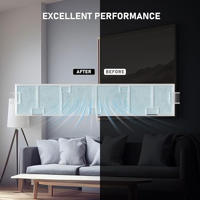 Carmerny MAC-408FT-E Filter Replacement Compatible with Mitsubishi MAC-408FT-E Air Conditioner, Filter for Optimal Air Filtration, Pack of 8