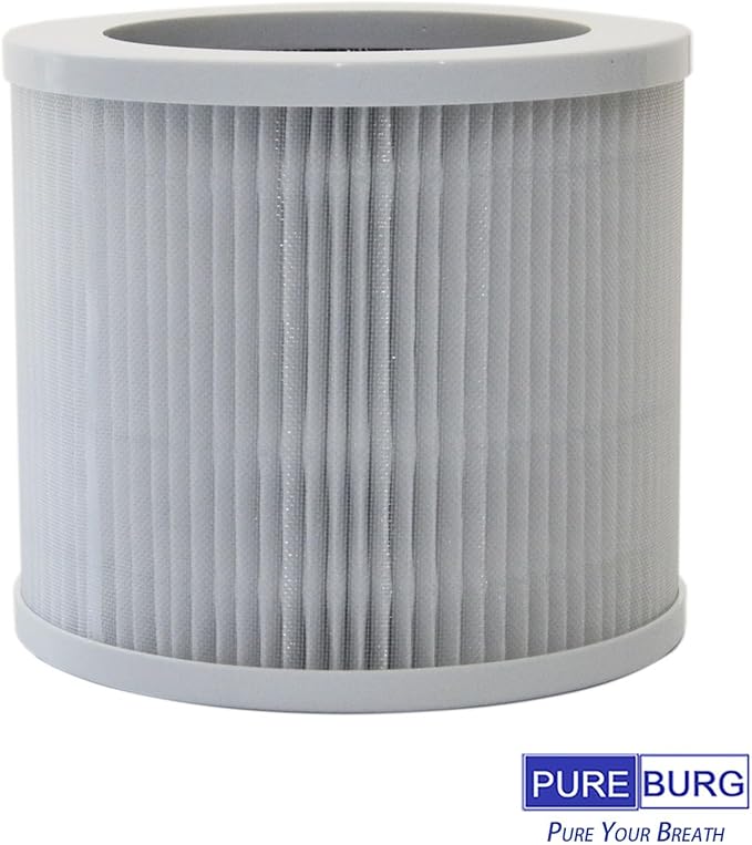 PUREBURG Replacement HEPA Filter Compatible with VEWIOR A1 HQSC-50 HQKJ-80,AMEIFU AP01W, KOIOS HQKJ-50, Tailulu HQZZ-60 PUR0003 Air Purifiers, 2-Pack H13