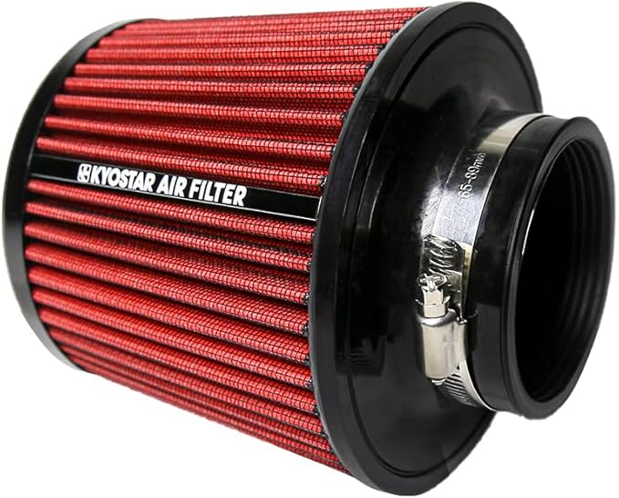 Kyostar 3 Inch 76mm Air Intake Cone Filter Replacement Quality Dry Air Filter Red
