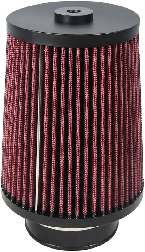 2.75 Inch 70 mm Inlet Cold Air Intake Filter Cone Replacement Quality Dry Air Filter Red