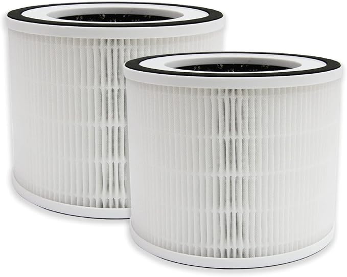 PUREBURG Replacement True HEPA Filters Compatible with Homintell Navigator & afloia Zoe Air Purifier,2-Pack H13 4-Stage Filtration Activated carbon 2-IN-1 Air Clean