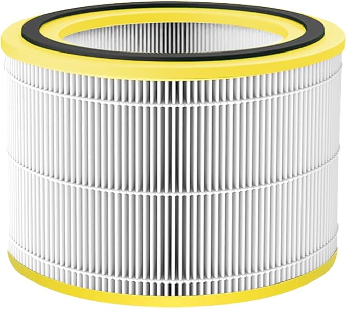 Fette Filter - FLT151 Replacement True Hepa H13 Filter V Compatible with GermGuardian for Models AC3000, AC151, AP3151, AC3000W, AC3000,AC151W AirSafe Series Black/Yellow. Pack of 1