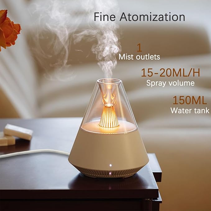 Ultrasonic Cool Mist Humidifier for Bedroom Small Room Plants Baby Nursery Quiet Humidifiers with Night Light Bedroom Essential Oil Diffuser