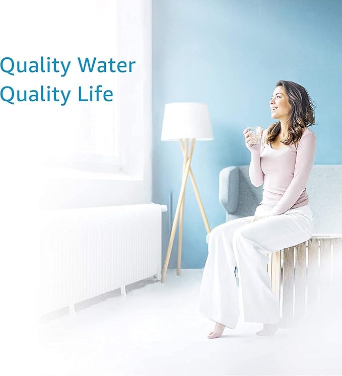 AQUA CREST Water Filter, Intended for Brita® Elite® Water Filter, Pitchers and Dispensers, Everyday, UltraMax, Metro+, XL and More, Lasts 6 Months, 3 Pack