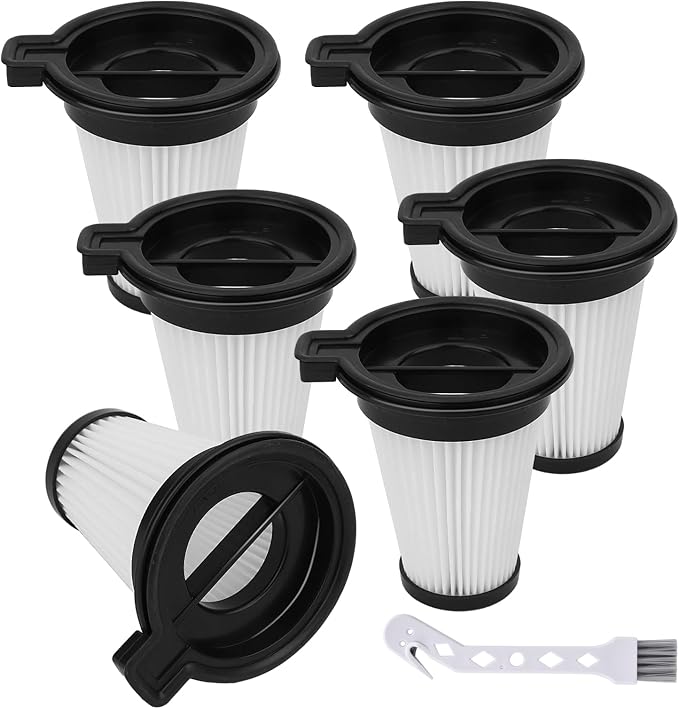 6 Pack HEPA Filter Compatible with Wyze Cordless Vacuum Cleaner Replacement Filters, Compare to part #WCVRHF for Wyze Handheld Cordless Vacuum, Washable Filters Replacement for Wyze