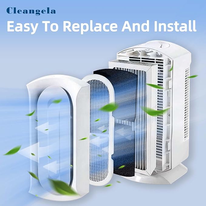 True Air Replacement Filters Compatible with Hamilton Beach TrueAir Purifier Odor Eliminators - 04383 04384 04530G 04530GM 04531GM 04532GM
