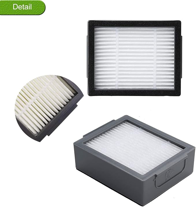 Fuyoda 6 Pack Upright Filters Replacement Compatible with irobot Roomba E&I Series E5(5150) E6(6198) i3(3150) i3+(3550) i4(4150) i4+ i6 i6+(6550) i7(7150) i7+(7550) i8 i8+ Plus Robot Vacuums