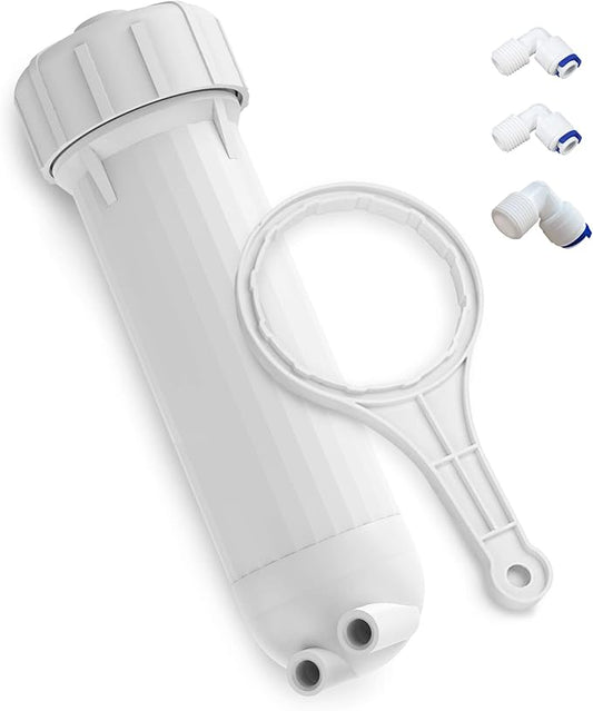 Membrane Solutions 3012 RO Membrane Housing Kit, Universal for Semi Commercial 200/300/400 GPD Reverse Osmosis Water Filter Systems, RO Filter Housing Wrench Fittings Set