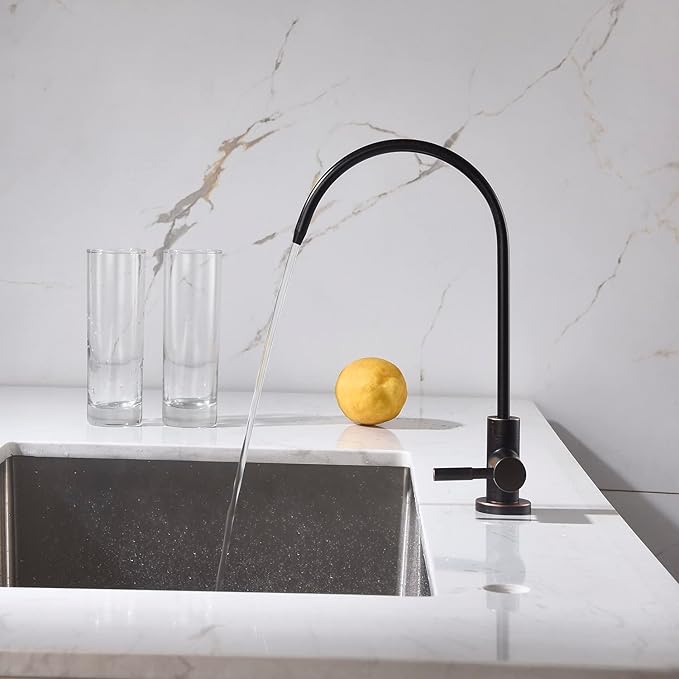 Apaix Drinking Faucet Oil Rubbed Bronze, Kitchen Purifier for Non-Air Gap Reverse Osmosis Water Filter System