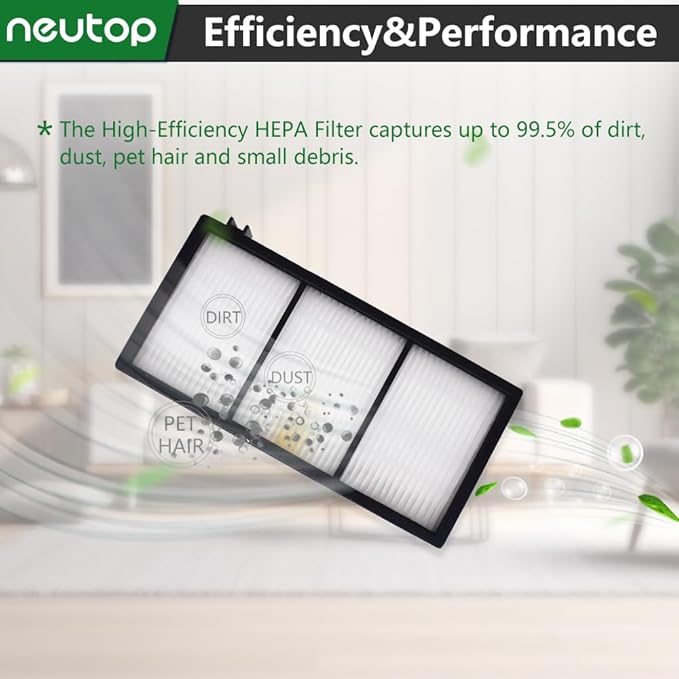 Neutop Replacement Filters Compatible with iRobot Roomba 800 and 900 Series 801 805 850 860 870 877 880 890 891 895 960 961 980 981 985 Robot Vacuums, 9-Pack.
