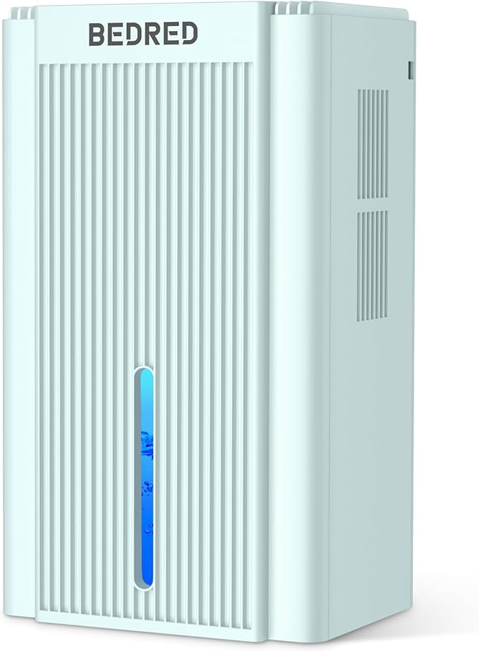Dehumidifier,95OZ Dehumidifier for Home 1000 Sq.Ft - Quiet with Auto Shut Off & Relaxing 7 Color Ambient Light,Ideal for Livingroom, Bedroom, Basement(Pale Turquoise)