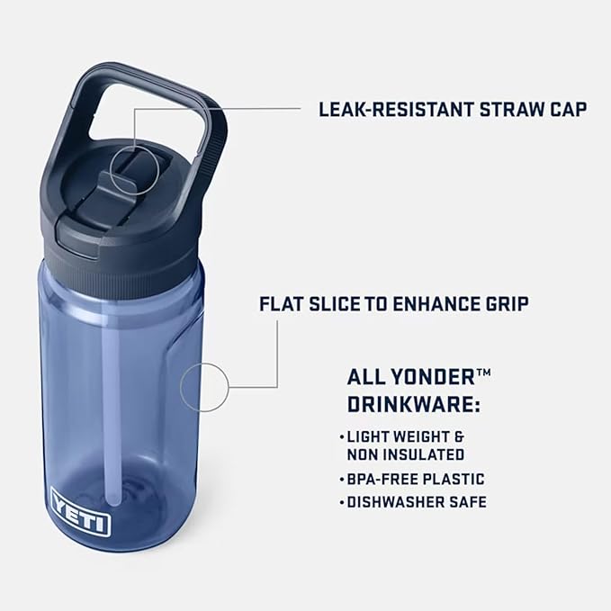 YETI Yonder Water Bottle with Yonder Straw Cap
