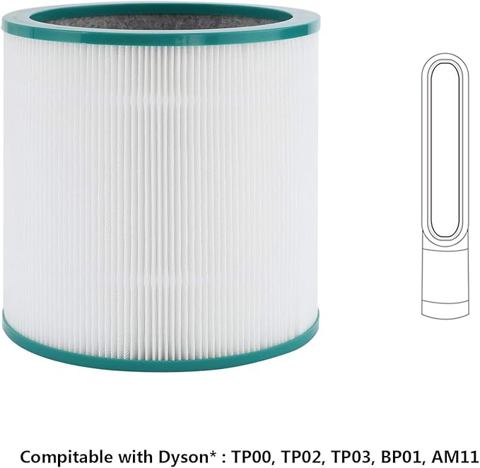 Replacement Filter, for Dyson Pure Cool Link TP02, TP03,Dyson Tower Purifier, Part no 968126-03