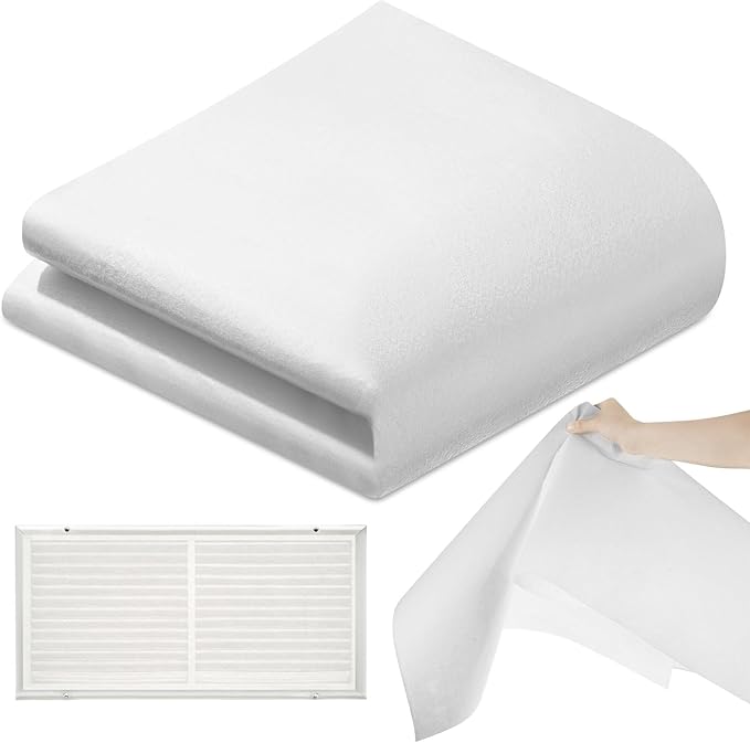 Pangda Merv 13 Filter Material, 30 Ft² Cut to Fit Air Vent Filters for Clean Living Basic Dust and Pet Dander Pollen Mold Bacteria Smoke for Home Ac HVAC, Efficiency Breathable DIY Design