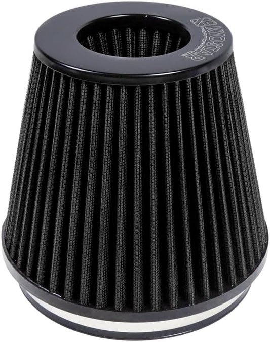 Kyostar 6" 152mm High Flow Inlet Cold Air Intake Cone Replacement Dry Air Filter Black