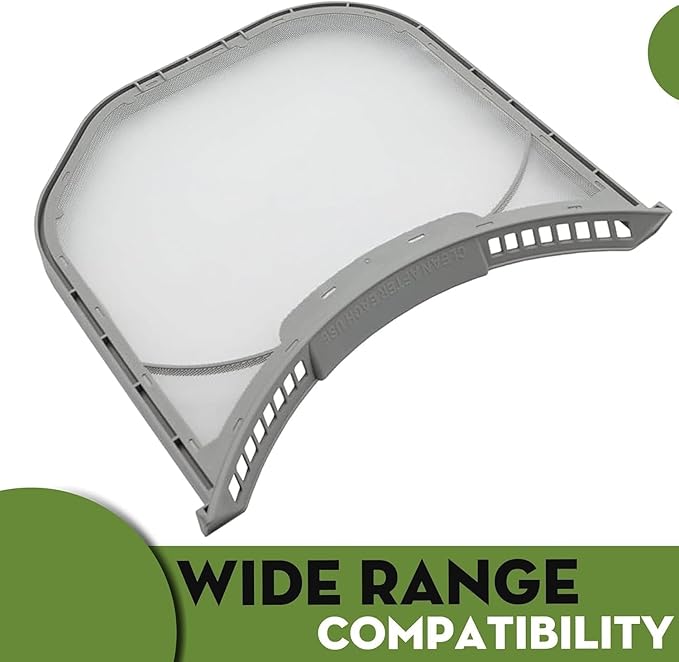 2-Pack Lint Filter Stainless Steel Mesh Screen Replacement for LG DLEX3001R DLEX2650W DLEX4200W DLGX3371W DLGX3002W Dryer