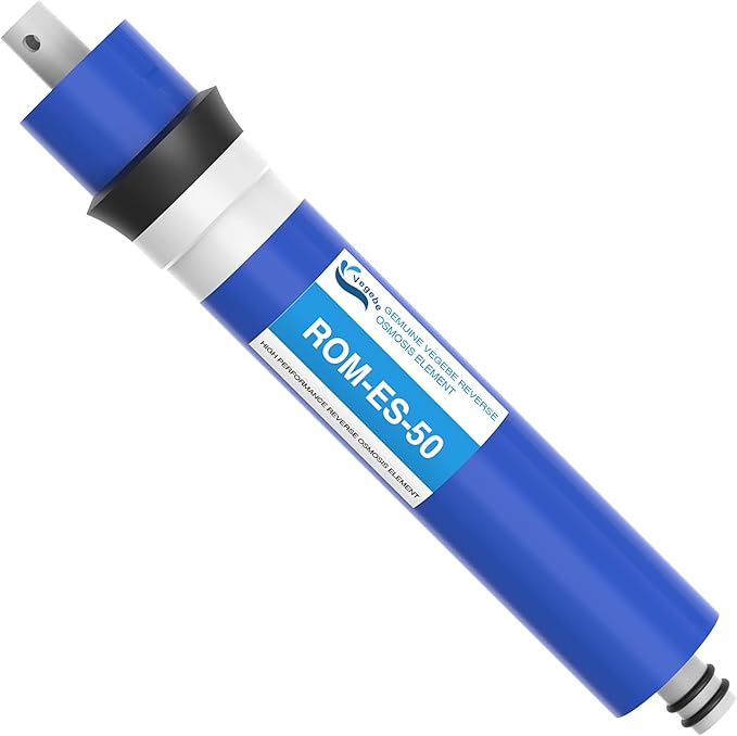 50 GPD RO Membrane Filter 12"x1.8" Reverse Osmosis Membrane Element Replacement Fits Under Sink RO Drinking Water Filter Filtration Purifier System, 1 Pack