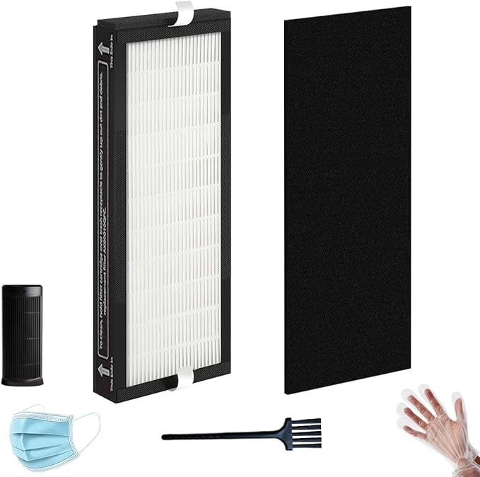 NKA 1-Pack AH60010 Replacement True HEPA Air Filter - Compatible with Hoover WH10100/WH10200 & Oreck AK60010QPC Air Purifiers (Not for AH60015、WH10600)