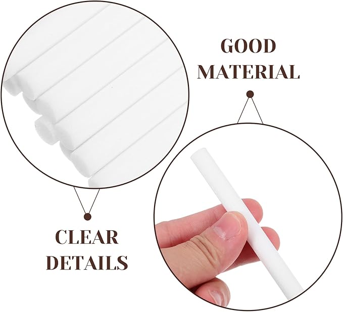 FRCOLOR 100pcs Essential Oil Diffuser Sticks Humidifier Replacement Filters Diffuser Stick Refills
