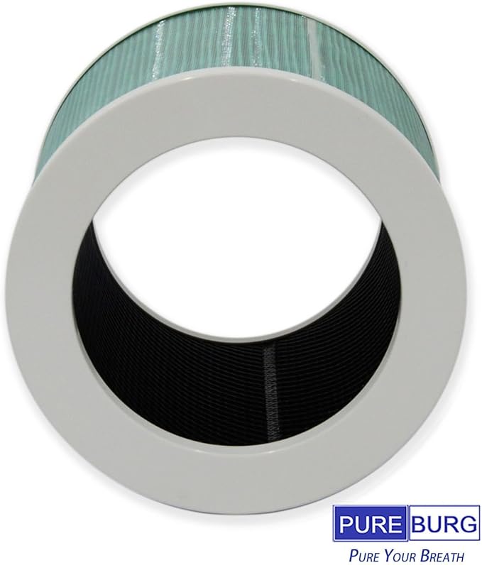 PUREBURG HY1800 Replacement Filter Compatible with MORENTO, CHIVALZ & FETIONS ZQA Series (ZBQ-2000B/C) Air Purifier,2-Pack H13 True HEPA 4-Stage Filtration