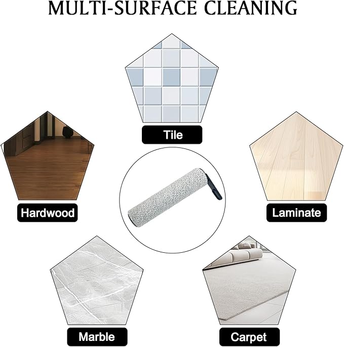 Replacement Brush Roller & Filter Kit for DREAME K10/K10 Pro, 2X Brush Rolls + 2X HEPA Filters + 1 Cleaning Tool, Compatible with Trouver K10 & K10 Pro Cordless Wet/Dry Vacuum