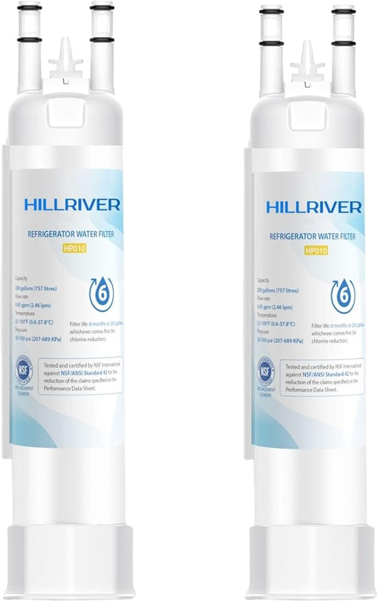 FPPWFU01 EPPWFU01 Water Filter Replacement, Compatible with EPPWFU01 PureAdvantage PWF-1, Frigidaire FPPWFU01 PurePour PWF-1 (2 Count) - Packaging May Vary