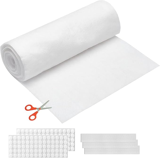 MERV 13 Filter Material, 23 Ft² Cut to Fit Air Filters Electrostatic Media for Removes Dust and Pet Dander Pollen Mold Bacteria Smoke as Small as 0.3 Microns for Home AC HVAC Furnace