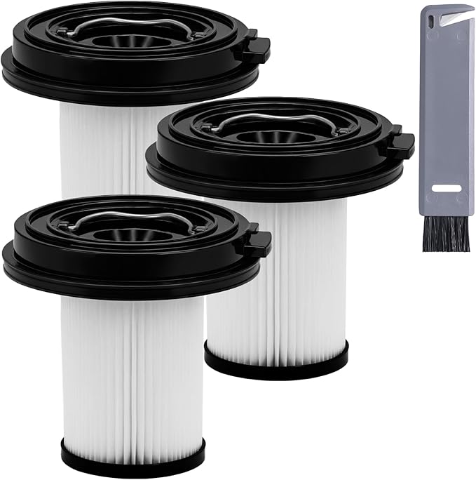 3 Pack Vacuum Filters Replacement Kit Compatible with Bissell Cleanview XR Pet 300W 3797V / CleanView XR 200W 3789U Cordless Vacuum,3 HEPA Filters Replace Part#1638010