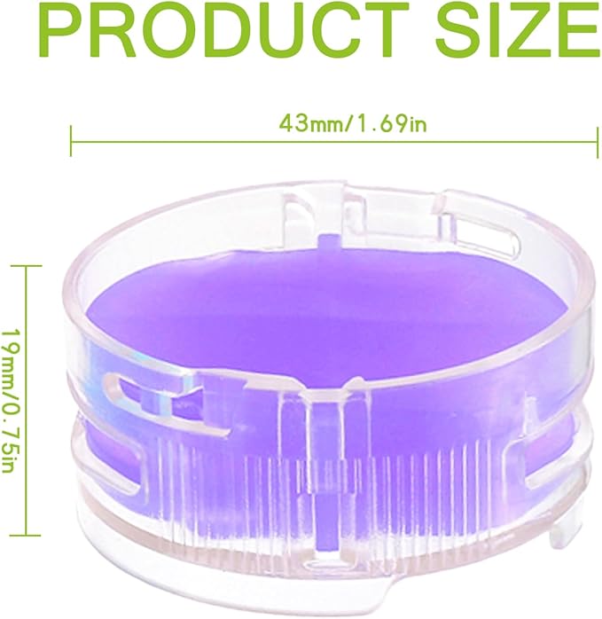 Odor Neutralizer Cartridge Replacement for Shark AZ3000 AZ3002 HZ3000 HZ3002 HZ702 IZ862H IZ562H ZD550 ZU102 LA702 Odor Elimination Replacement 1541FC3000(Pack of 4pcs,Lavender)