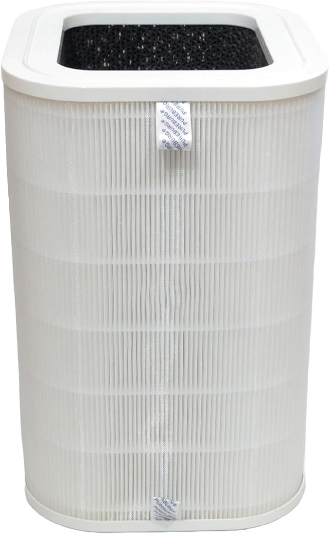 PUREBURG Replacement Filter Compatible with Membrane Solutions MS601 Air Purifier,H13 True HEPA Activated Carbon 4-Stage Filtration Air Clean Dust VOCs Odor