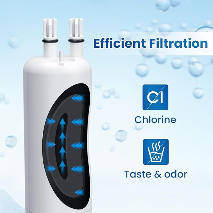 GOLDEN ICEPURE EDR1RXD1 Replacement for Everydrop® Filter 1, W10295370A, EDR1RXD1B, P8RFWB2L, P4RFWB, Kenmore® 46-9081, 46-9930, RWF6700A Refrigerator Water Filter 3PACK