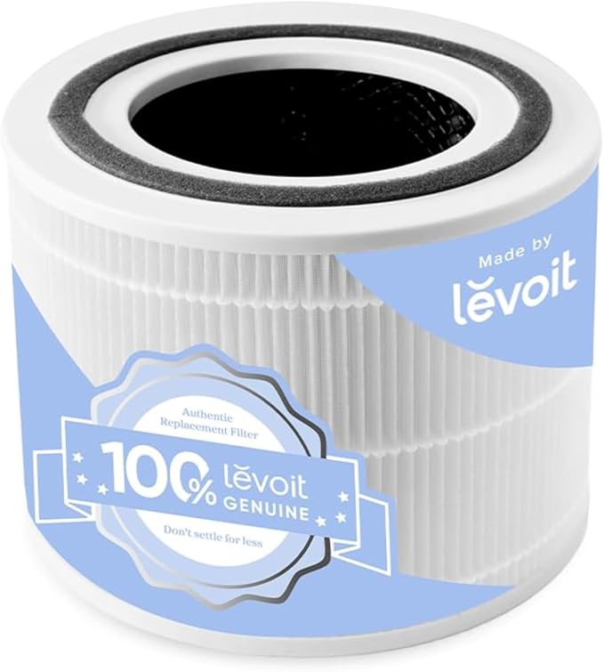 LEVOIT Genuine Core 300-P Replacement Filter, Core 300-RF Air Purifier Core300S Filters, Supports HEPA Sleep Mode, High-Efficiency Activated Carbon for Removal of Smoke, Odor, Allergens, Pollen,1 Pack