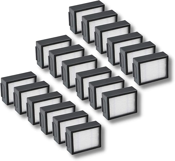 Replacement HEPA Filter Compatible for iRobot Roomba Combo i,e,j Series:E5 E6 i1 i3 i4 i5 i6 i7 i8 J5 J6 J8 And All Plus Versions 18-Pack