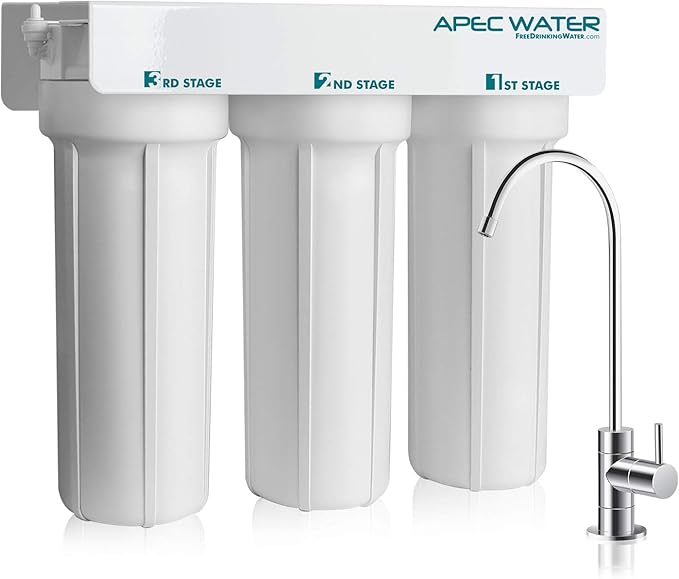 WFS-1000 Super Capacity Premium Quality 3 Stage Under-Sink Water Filter System