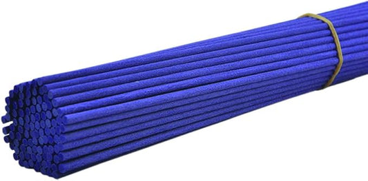 100 Pieces Fiber Reed Diffuser Replacement Refill Sticks (8" x 3mm, Purple)