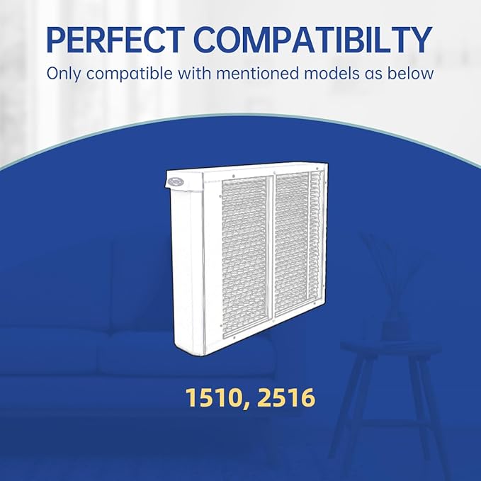 513 Replacement Filter AC Air 31x28x4 for Whole House AirPurifiers Model #510 1510 2516 Upgraded Rail Kit replacement Frame HVAC Furnace Air conditioner Healthy Air 13 2 Packs