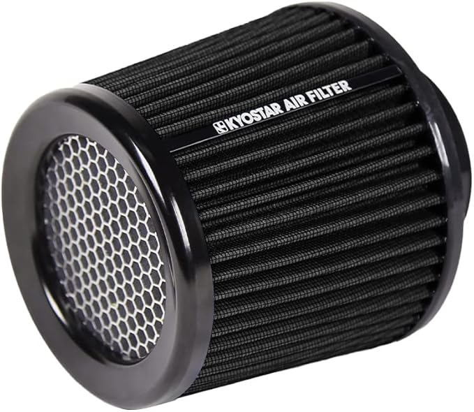Kyostar Universal Black 3 Inch 76mm Air Intake Cone Filter Replacement Quality Dry Air Filter