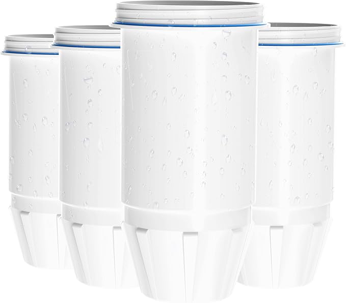 Fit for zero Pitchers and Dispenser, Cobectal Water Filter Replacement for ZR-001 ZR-004 ZP-006 ZR-017 Water Filter,Multi-Stage Filter System Reduce Lead, Chromium, PFOA/PFOS and TDS, Pack of 4