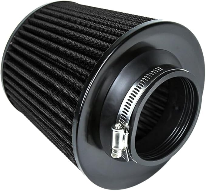 Kyostar Universal Black 3 Inch 76mm Air Intake Cone Filter Replacement Quality Dry Air Filter