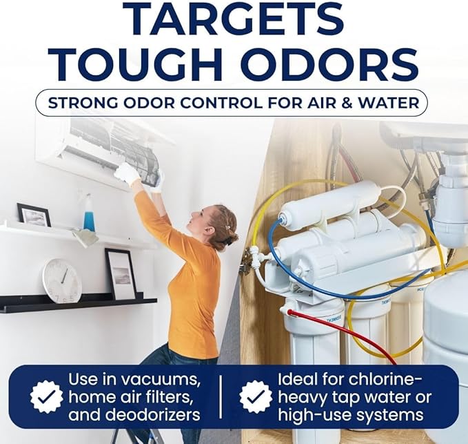 5 Lbs Bulk Water Filter/Air Filter Refill Coconut Shell Granular Activated Carbon Charcoal by IPW Industries Inc