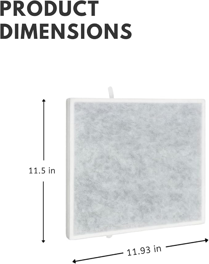 Nispira 3-in-1 Vital 100-RF HEPA Activated Carbon Filter Replacement For Levoit Air Purifier Vital 100 | Removes Smoke, Dust, VOCs Chemcial | 1 Pack