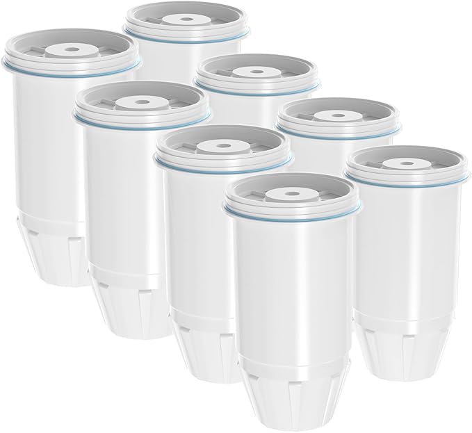 Water Filter Replacement for ZR-001 ZR-017 ZR-004 ZD-013 Water Filter,Fit for zero Pitchers and Dispenser, Multi-Stage Filter System Reduce Lead, Chromium, PFOA/PFOS and TDS, Pack of 8,by Cobectal