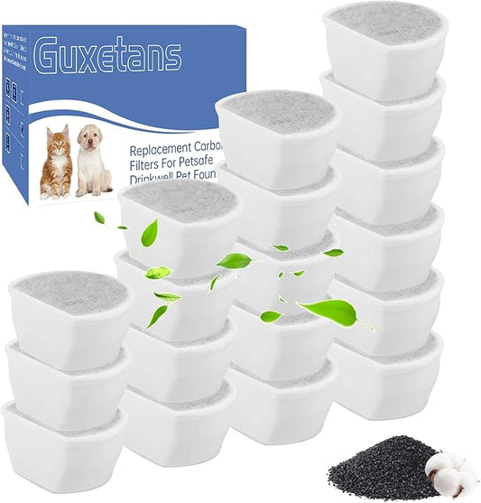 18 pcs og and Cat Water Fountain Filter Replacement Carbon Filters Compatible with PetSafe Drinkwell Filters