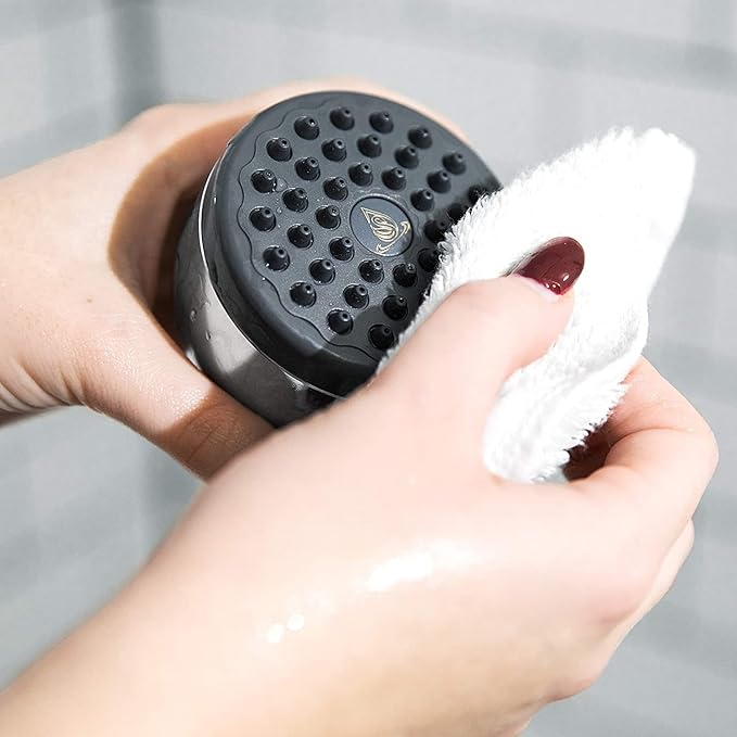 AquaBliss TurboSpa 3 Inch High Pressure Shower Head w/Flow Restrictor Melts Stress into Bliss at Full Power. 42 Nozzle Wide Spray High Flow Showerhead Drenches You Fast, No Dry Spots Guaranteed