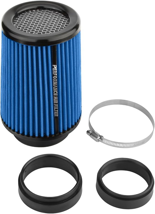 Dromedary Blue 3 3.5 4 inch Universal Cold Air Intake Filter 76mm 89mm 101mm