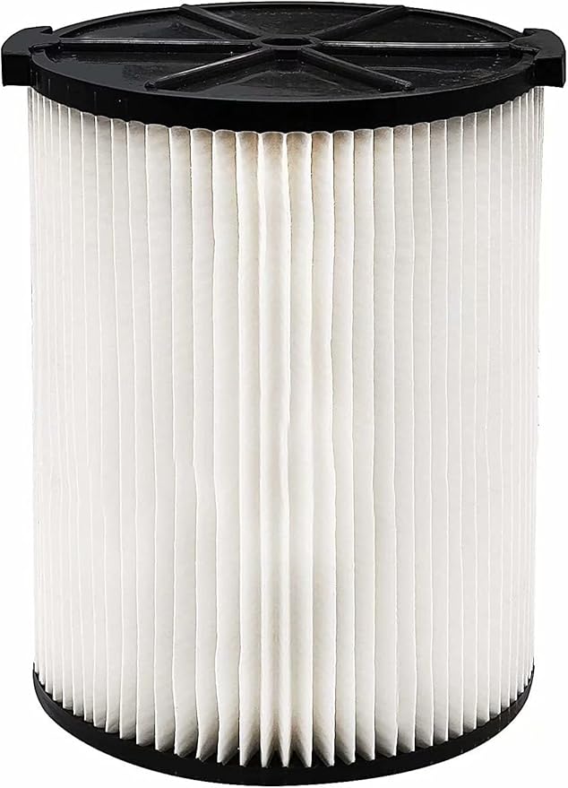 MZY LLC 1 Pack VF4000 Filter Replacement for Ridgid Wet Dry Vacuums 5-20 Gallon & 6-9 Gal Husky Vacuums WD5500 WD0671 WD1450 RV2400A RV2600B
